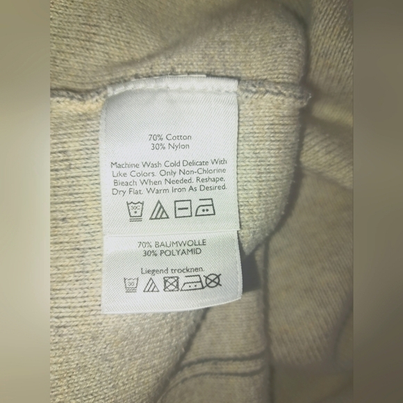 Eddie Bauer Gray Hooded Long Sleeve Sweater Size Small Petite - Picture 6 of 11